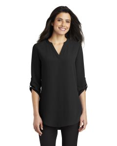 Ladies 3/4-Sleeve Tunic Blouse