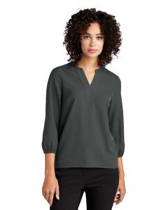 Mercer+Mettle™ Women's Stretch Crepe 3/4-Sleeve Blouse MM2011