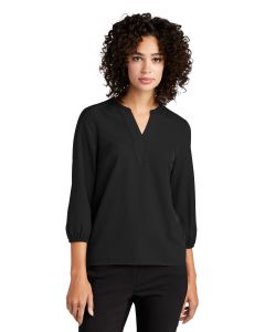 Mercer+Mettle™ Women's Stretch Crepe 3/4-Sleeve Blouse MM2011
