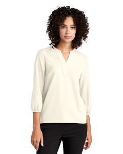 Mercer+Mettle™ Women's Stretch Crepe 3/4-Sleeve Blouse MM2011