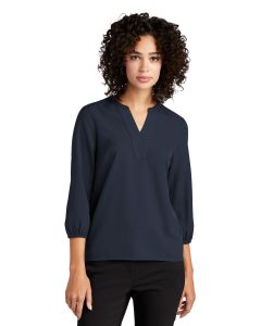 Mercer+Mettle™ Women's Stretch Crepe 3/4-Sleeve Blouse MM2011