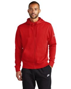 Nike® Club Fleece Sleeve Swoosh Full-Zip Hoodie