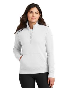 Nike® Ladies Club Fleece Sleeve Swoosh 1/2-Zip
