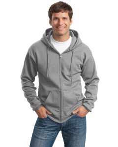 Port & Company® Tall Essential Fleece Full-Zip Hooded Sweatshirt