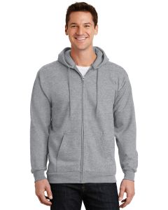 Port & Company® Essential Fleece Full-Zip Hooded Sweatshirt