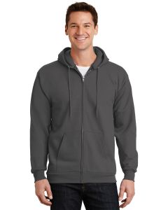 Port & Company® Essential Fleece Full-Zip Hooded Sweatshirt