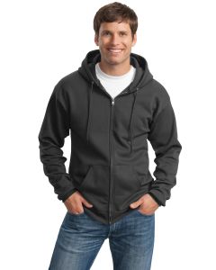Port & Company® Tall Essential Fleece Full-Zip Hooded Sweatshirt