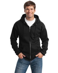 Port & Company® Tall Essential Fleece Full-Zip Hooded Sweatshirt