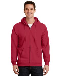 Port & Company® Essential Fleece Full-Zip Hooded Sweatshirt