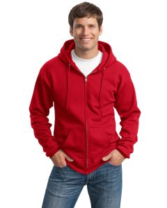 Port & Company® Tall Essential Fleece Full-Zip Hooded Sweatshirt