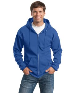 Port & Company® Tall Essential Fleece Full-Zip Hooded Sweatshirt