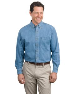 Port Authority® Long Sleeve Denim Shirt