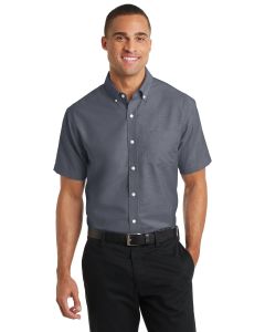 Port Authority® Short Sleeve SuperPro ™  Oxford Shirt