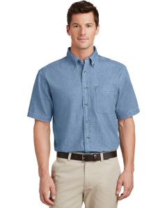 Port & Company® Short Sleeve Value Denim Shirt