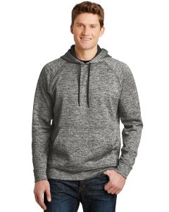 Sport-Tek® PosiCharge ®  Electric Heather Fleece Hooded Pullover