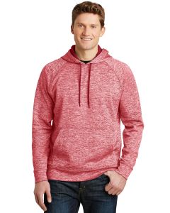 Sport-Tek® PosiCharge ®  Electric Heather Fleece Hooded Pullover