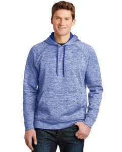Sport-Tek® PosiCharge ®  Electric Heather Fleece Hooded Pullover
