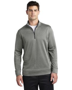 Sport-Tek® PosiCharge  ®  Sport-Wick  ®  Heather Fleece 1/4-Zip Pullover