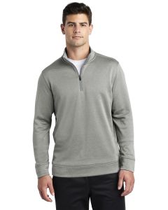 Sport-Tek® PosiCharge  ®  Sport-Wick  ®  Heather Fleece 1/4-Zip Pullover