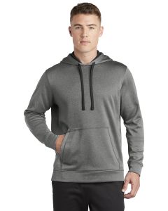 Sport-Tek® PosiCharge  ®  Sport-Wick  ®  Heather Fleece Hooded Pullover