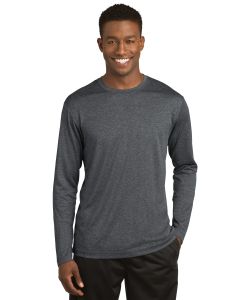 Sport-Tek® Long Sleeve Heather Contender ™  Tee
