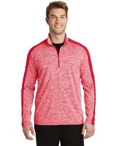 Sport-Tek® PosiCharge ®  Electric Heather Colorblock 1/4-Zip Pullover