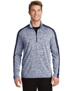 Sport-Tek® PosiCharge ®  Electric Heather Colorblock 1/4-Zip Pullover