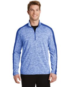 Sport-Tek® PosiCharge ®  Electric Heather Colorblock 1/4-Zip Pullover