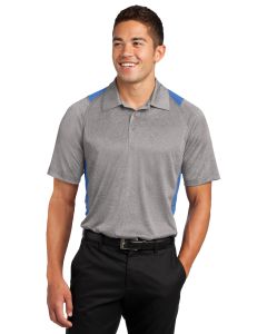 Sport-Tek® Heather Colorblock Contender ™  Polo