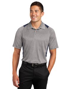 Sport-Tek® Heather Colorblock Contender ™  Polo