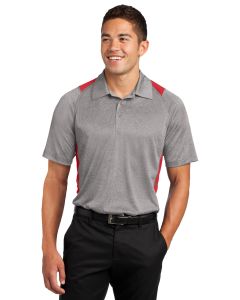 Sport-Tek® Heather Colorblock Contender ™  Polo