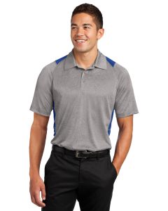Sport-Tek® Heather Colorblock Contender ™  Polo