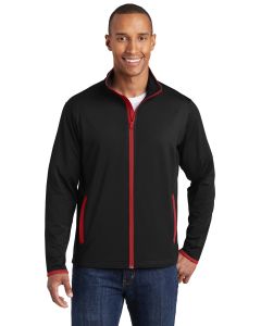 Sport-Tek® Sport-Wick ®  Stretch Contrast Full-Zip Jacket