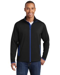 Sport-Tek® Sport-Wick ®  Stretch Contrast Full-Zip Jacket