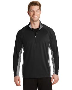 Sport-Tek® Sport-Wick ®  Stretch Contrast 1/2-Zip Pullover