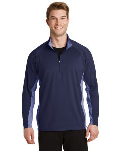 Sport-Tek® Sport-Wick ®  Stretch Contrast 1/2-Zip Pullover