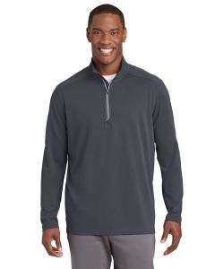 Sport-Tek® Sport-Wick ®  Textured 1/4-Zip Pullover