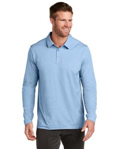 TravisMathew® Oceanside Heather Long Sleeve Polo