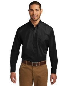 Port Authority® Long Sleeve Carefree Poplin Shirt