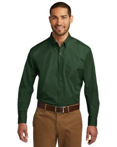 Port Authority® Long Sleeve Carefree Poplin Shirt