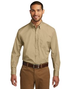 Port Authority® Long Sleeve Carefree Poplin Shirt